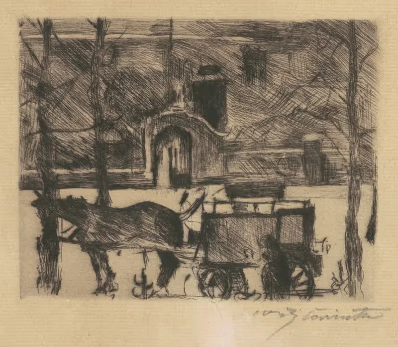 Молочный фургон by Ловис Коринт, 1916 — digital art print download