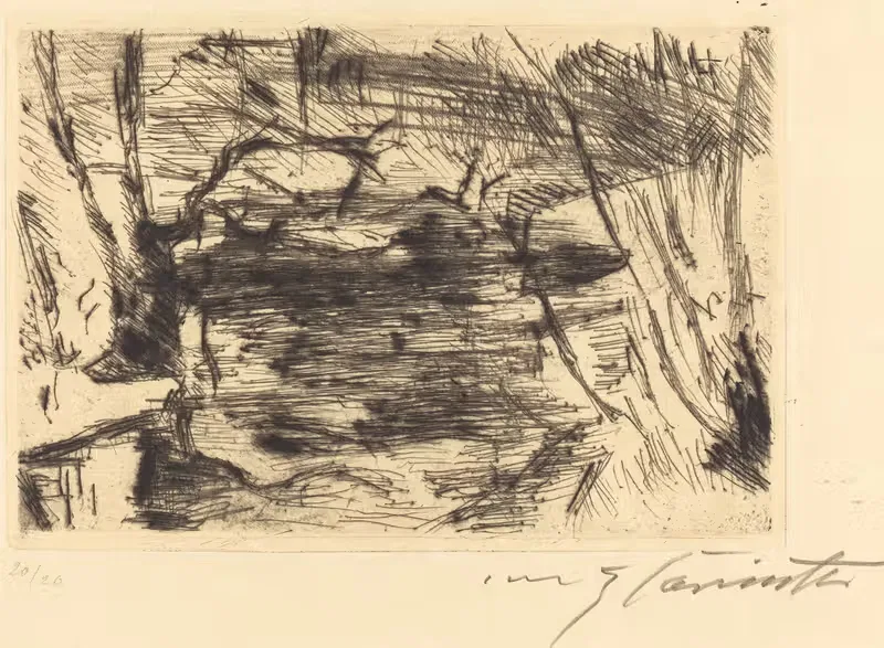 The New Lake (Der Neue See) — Lovis Corinth