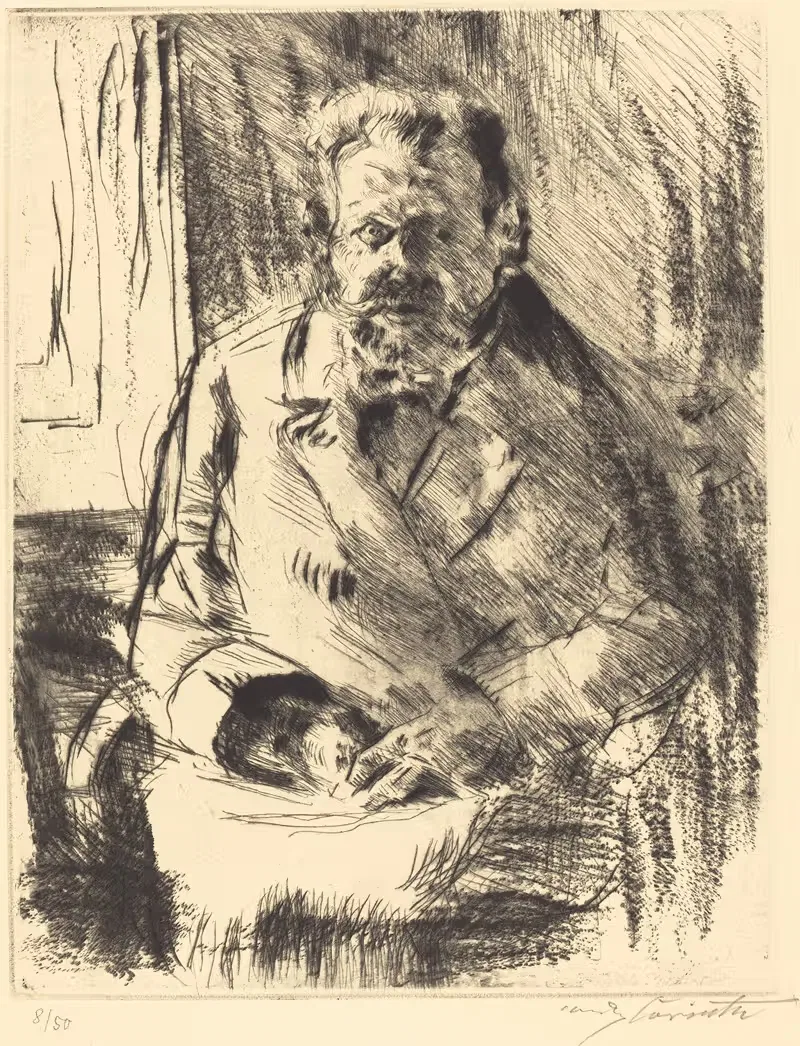 Поэт (Der Dichter) by Ловис Коринт, 1920 — digital art print download