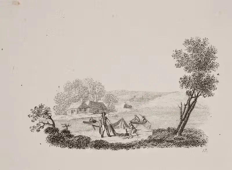 Den gamle og de unge fiske — Oluf Olufsen Bagge
