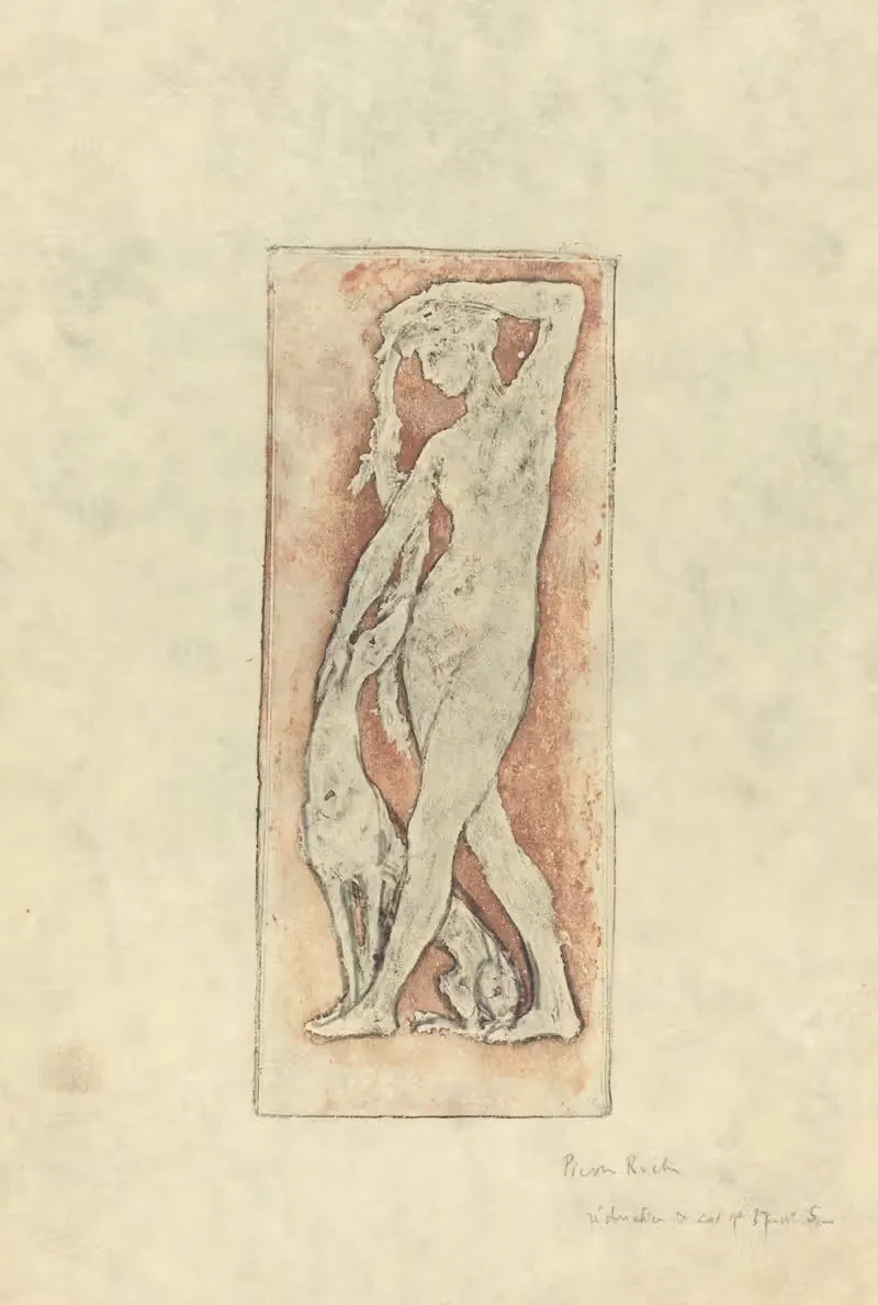 Diane au levrier (Diana and a Greyhound) — Pierre Roche