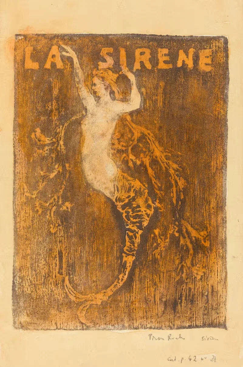 Сирин (Гиппокамп) by Пьер Рош, 1896 — digital art print download