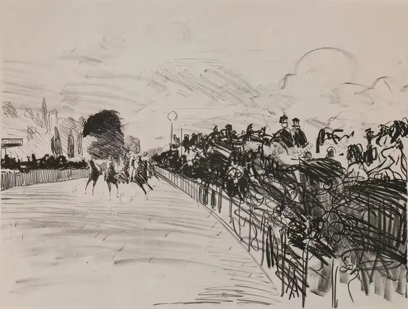 The Races (Les Courses) by Édouard Manet, 1864–1865 — digital art print download