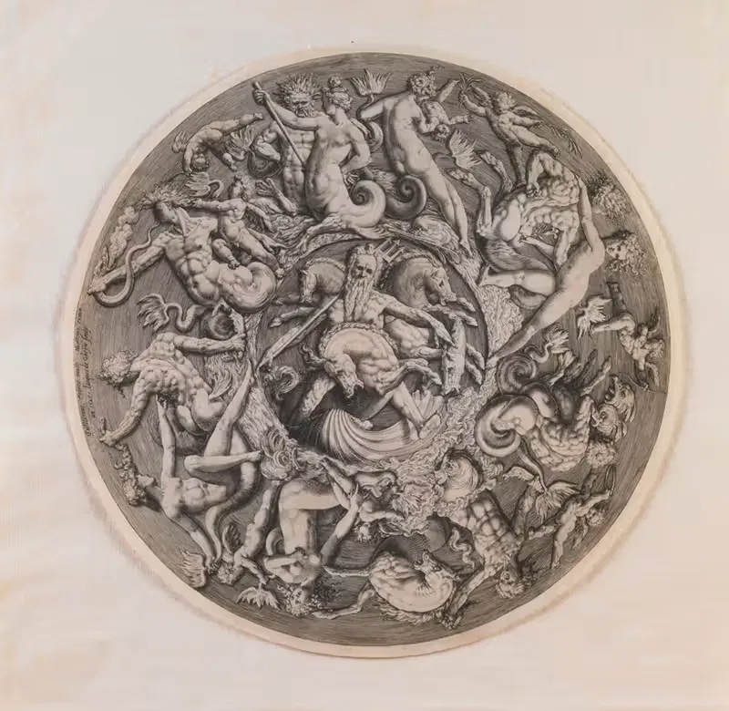 Neptune’s Kingdom by Jacob de Gheyn II, 1587 — digital art print download