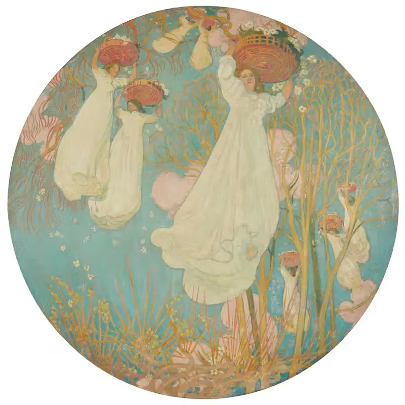 Авриль (потолок для Эрнеста Шоссона) by Морис Дени, 1894 — digital art print download