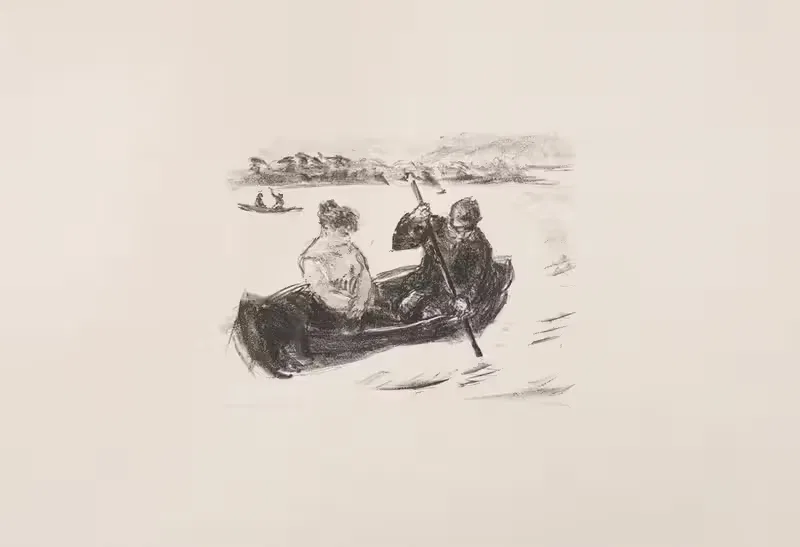 Boats on Lake Tegel — Max Beckmann