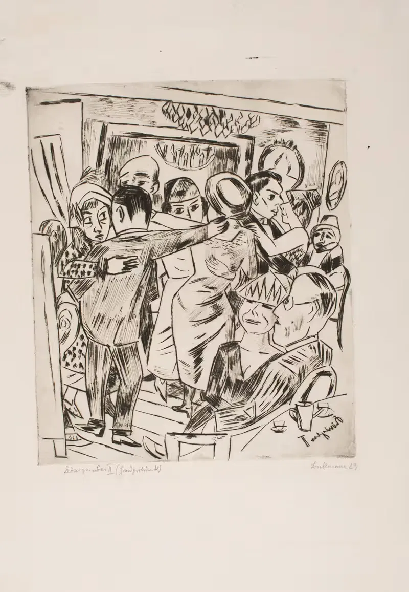 Королева Бар II by Макс Бекманн, 1923 — digital art print download
