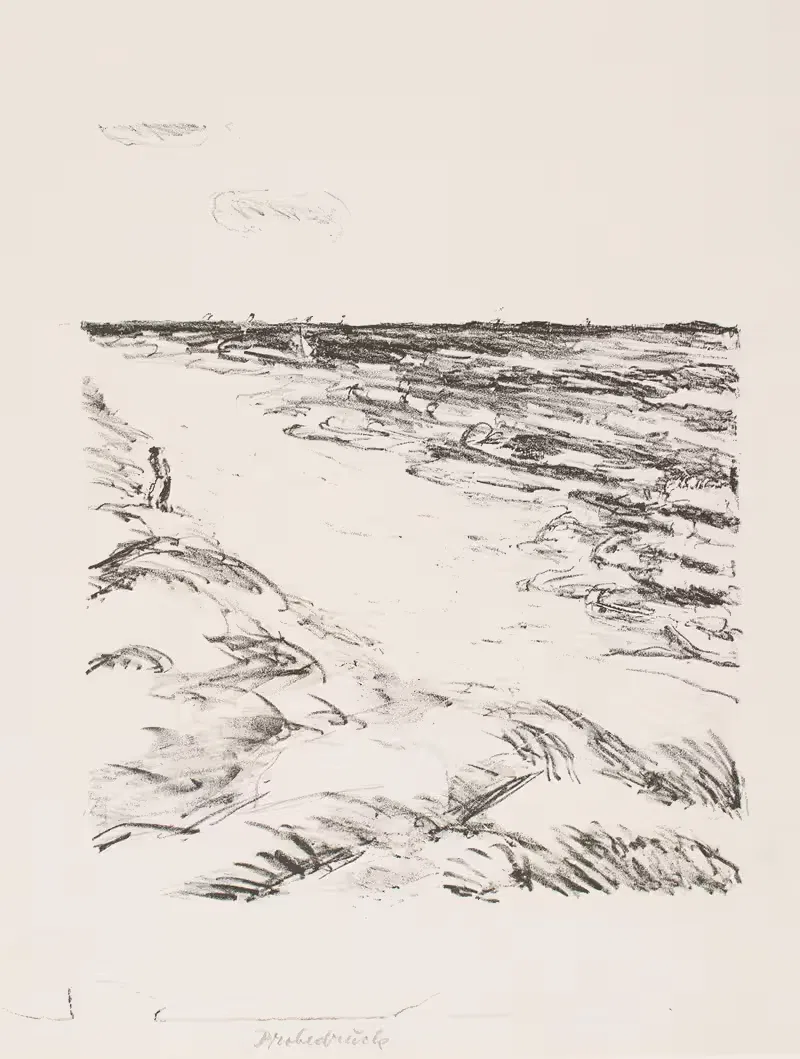 Орфей на берегу II by Макс Бекманн, 1909 — digital art print download