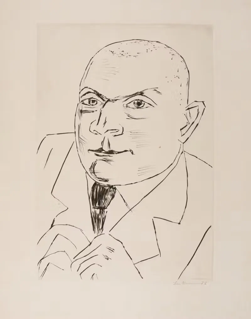 Portrait of Baron Simolin II (Large Version) — Max Beckmann