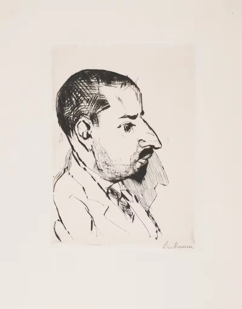 Portrait of Dr. Sakon — Max Beckmann