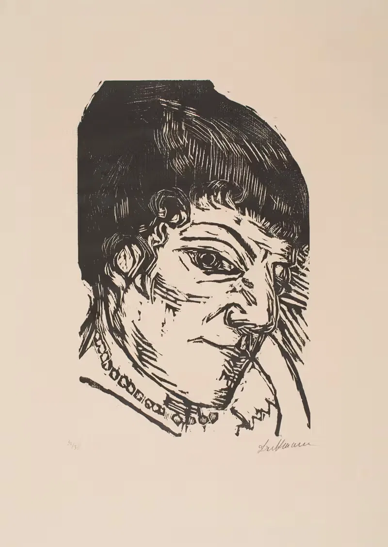 Portrait of Fridel Battenberg — Max Beckmann