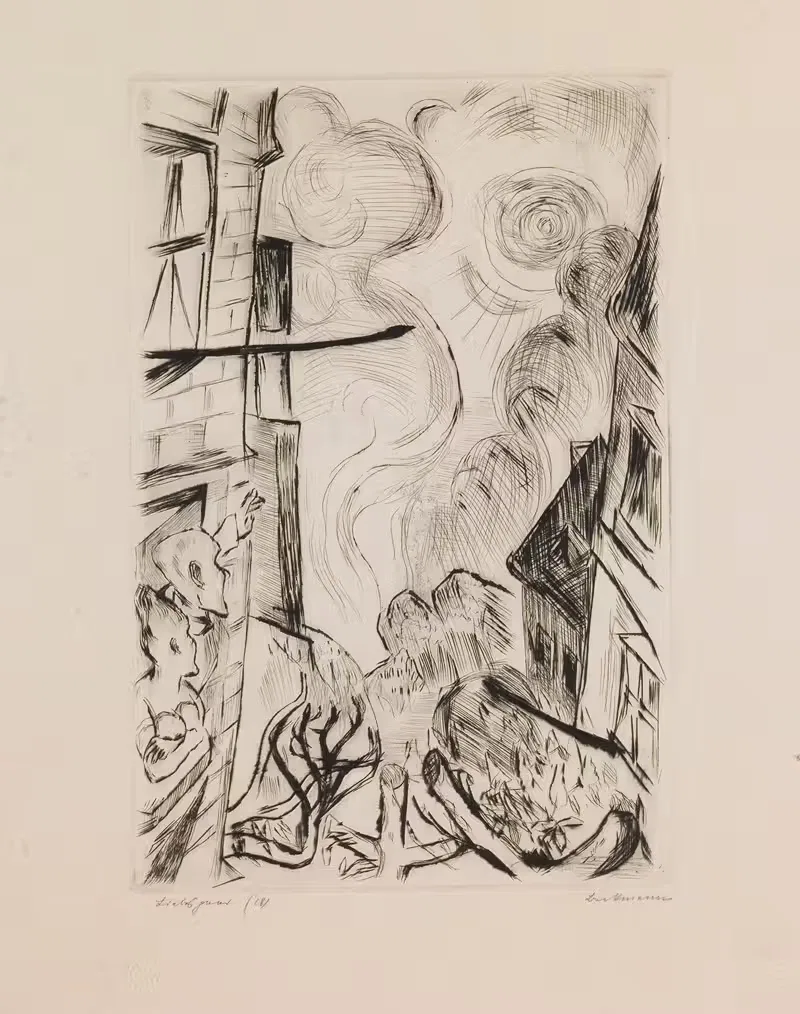 Весна, плита 13 из портфолио «Лица by Макс Бекманн, 1918 — digital art print download
