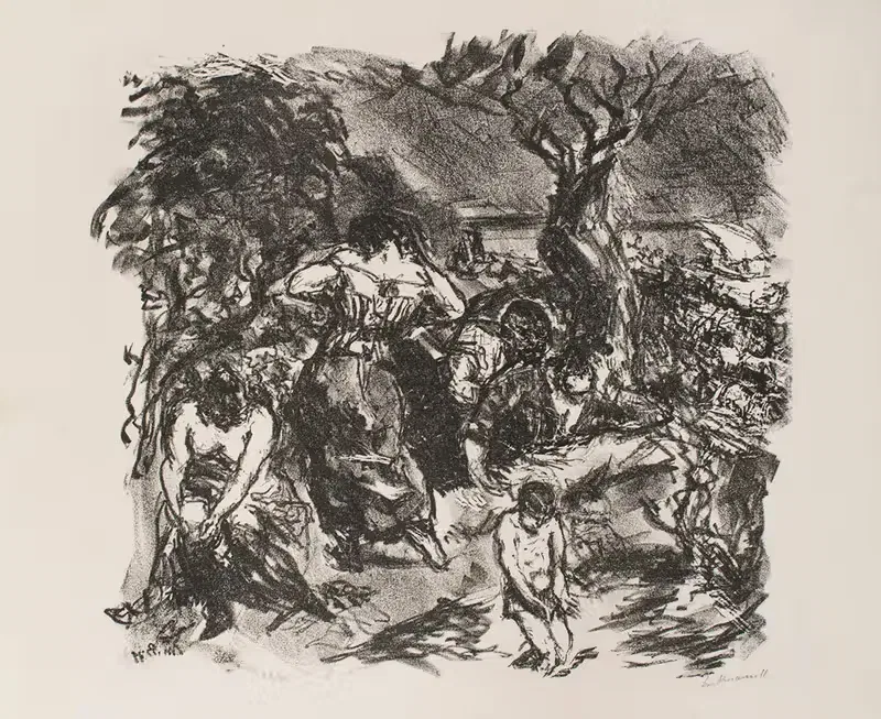 Swimming at Lake Tegel — Max Beckmann