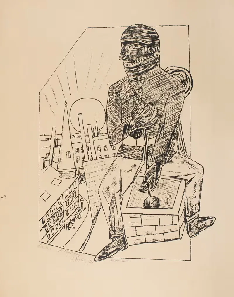 Уборщик печей by Макс Бекманн, 1922 — digital art print download