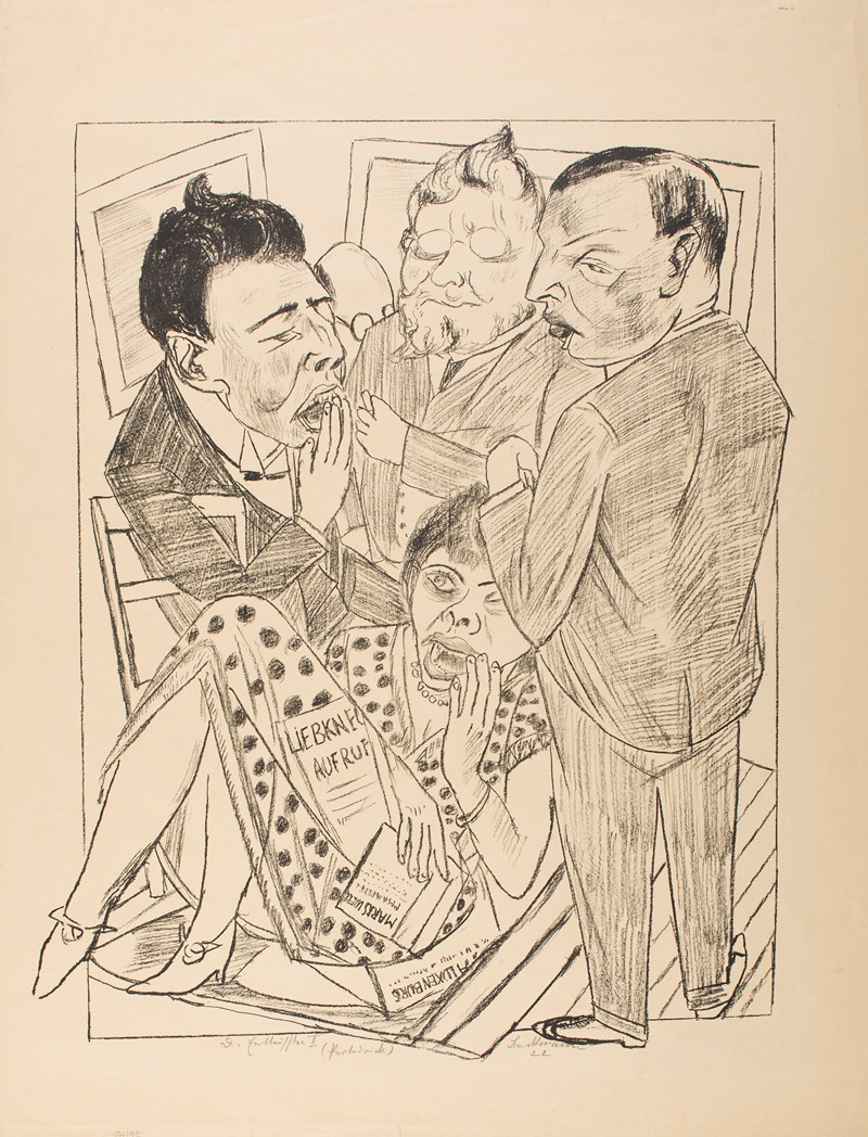 The Disillusioned II by Max Beckmann, 1922 — digital art print download