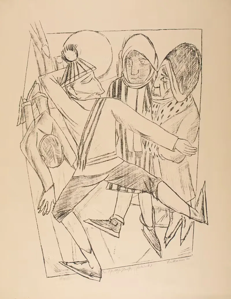 Фигуристка by Макс Бекманн, 1922 — digital art print download