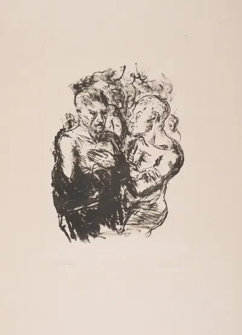 Рассказчик и Петров by Макс Бекманн, 1912 — digital art print download
