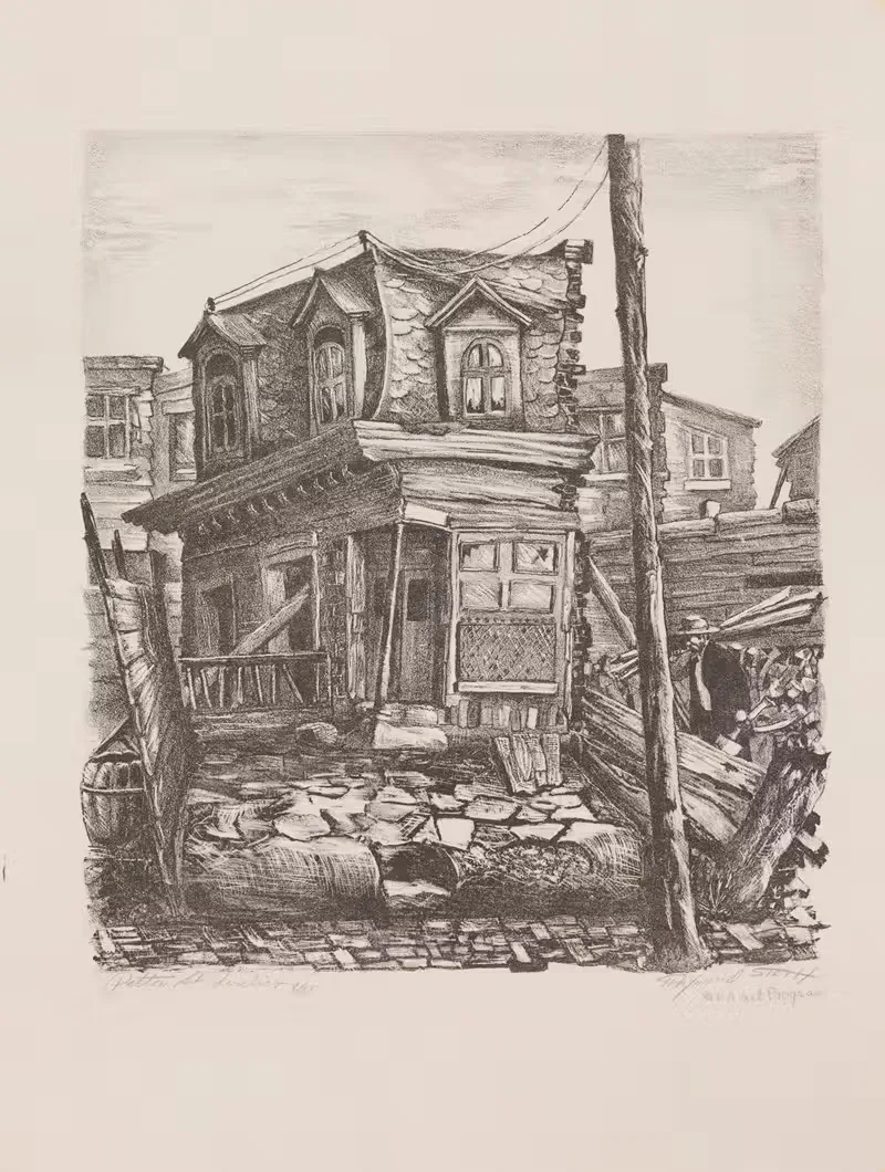 Паттон Ст. Заброшенный by Рэймонд Стет, 1938-1941 — digital art print download