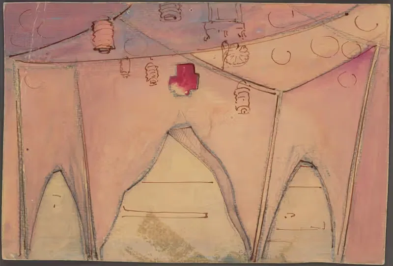 Interior of Medical Tent — Anonymous