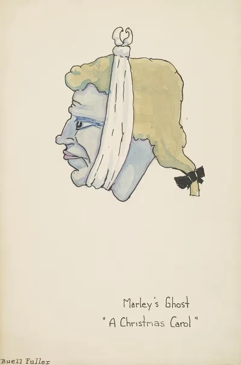 Рождественская песнь: Призрак Марли by Бьюэлл Фуллер, 1934-1943 — digital art print download