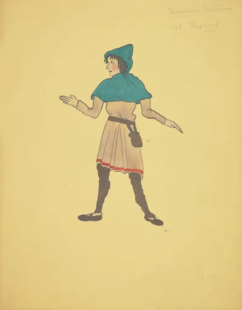 Тайна пастуха: 1-й пастух by Мэри Меррилл, 1934-1943 — digital art print download
