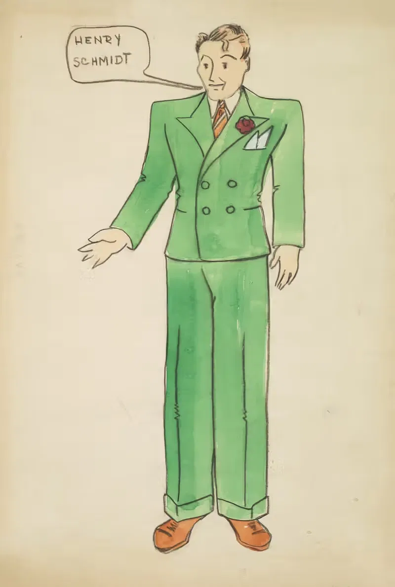 The Apostle: Henry Schmidt by Maxine Borowsky, 1934-1943 — digital art print download