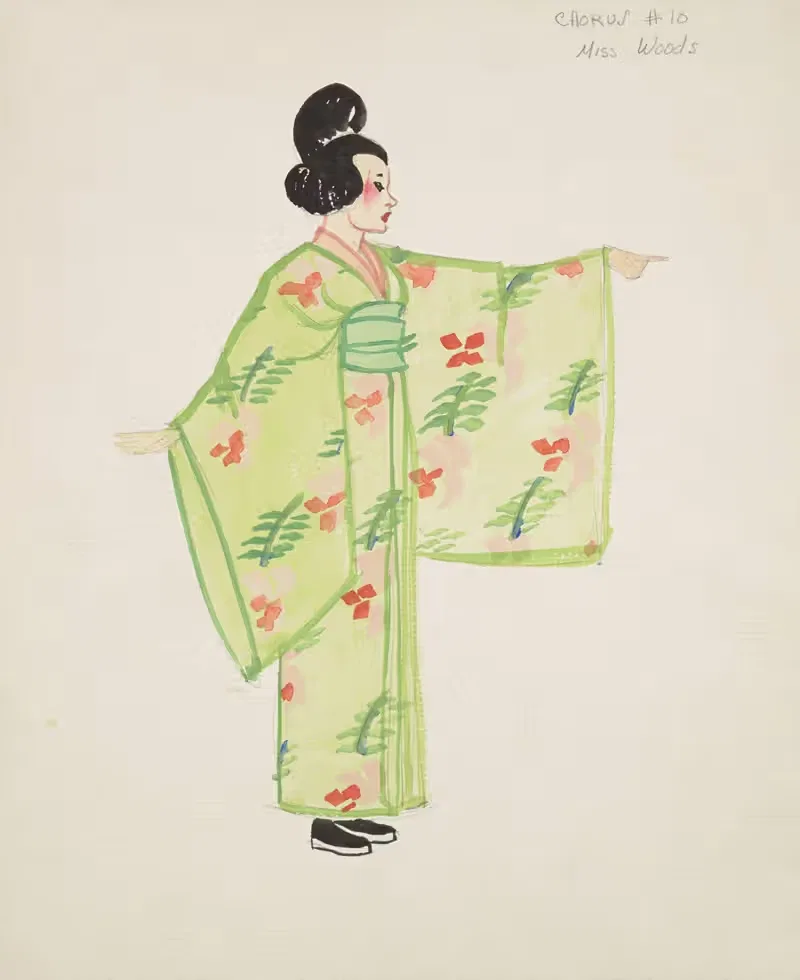 The Mikado: Chorus #10 Miss Woods — Maxine Borowsky