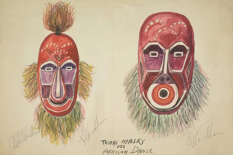 African Dancers: Tribal Masks — Ralph Weidhaus