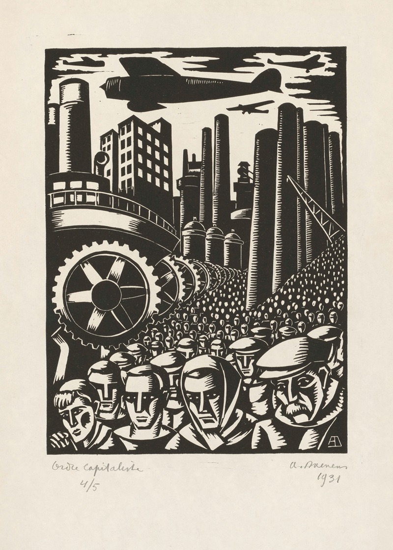 Капиталистический порядок by Альберт Дэененс, 1931 — digital art print download
