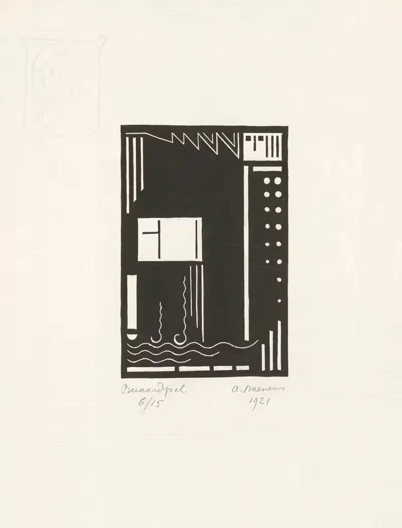 Игра на карильоне by Альберт Дэененс, 1921 — digital art print download