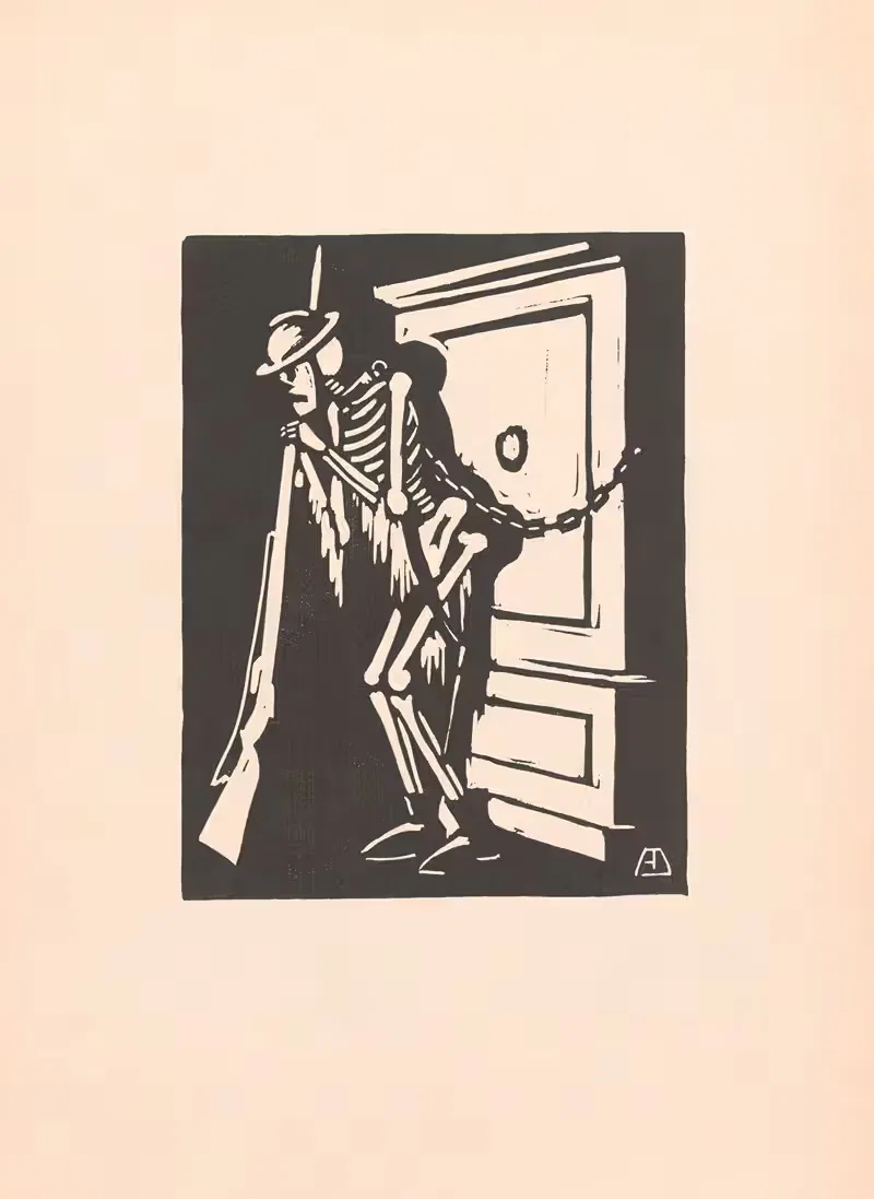 Right to the end! by Albert Daenens, 1920 — digital art print download