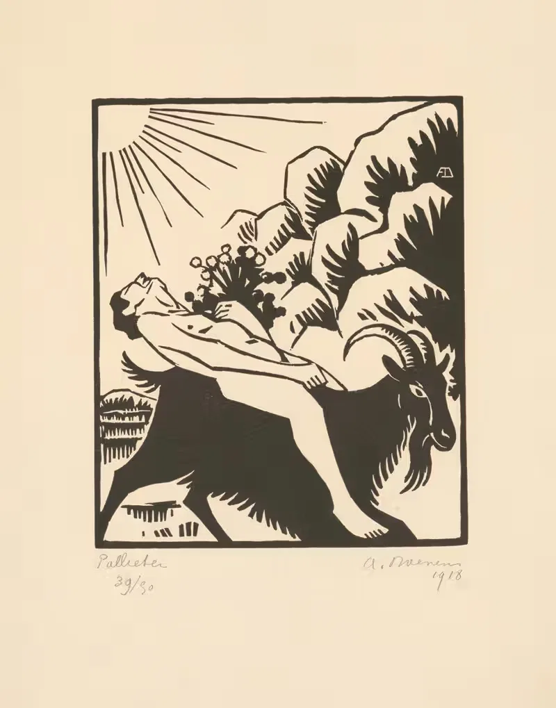 Паллитер by Альберт Дэененс, 1918 — digital art print download