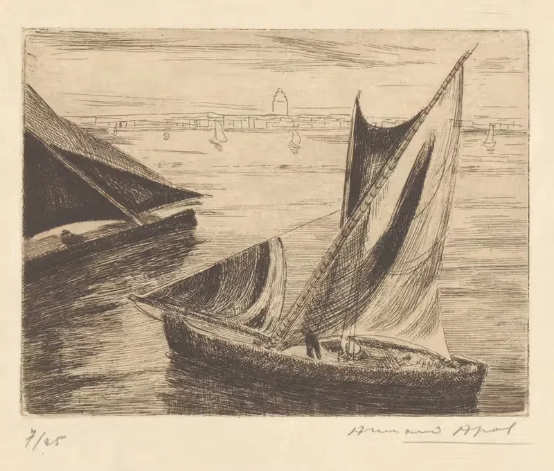 Марсель. Тартаны by Арман Аполь, 1929 — digital art print download