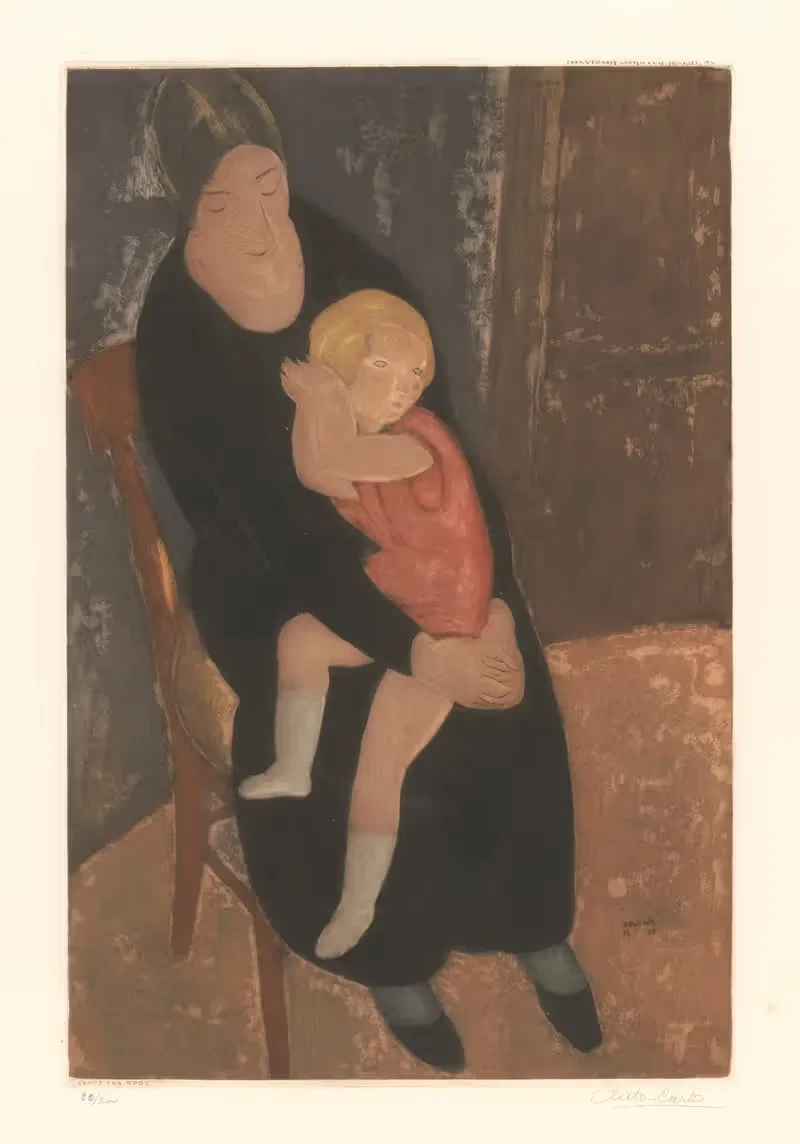Mère et enfant by Armand Apol — digital art print download
