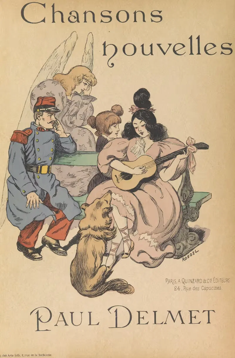 15 новых песен Pl.01 by Огюст Рёдель, 1900 — digital art print download