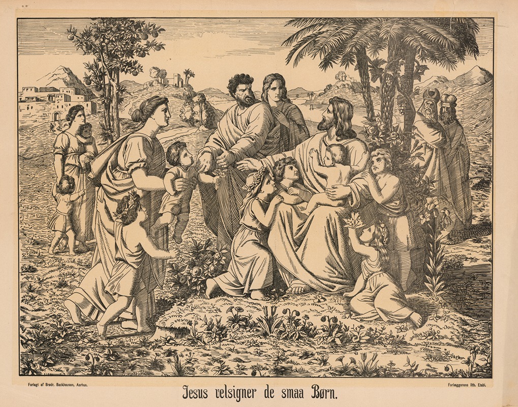Jesus velsigner de små børn — Братя Бакхаузен