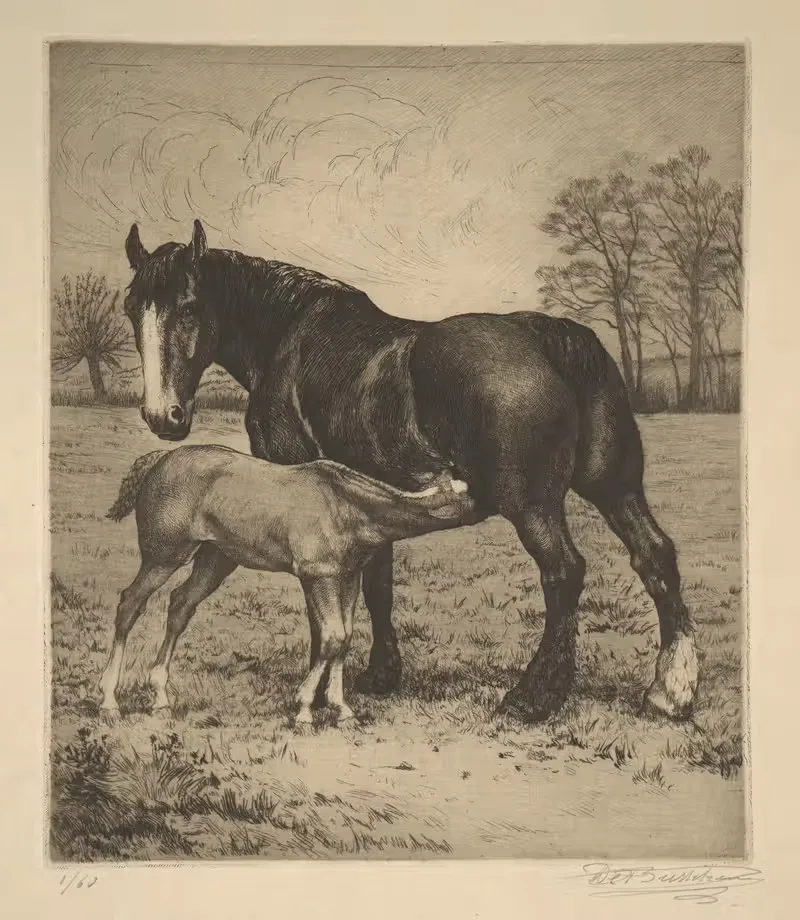 Maternité — Constant Eugène de Busschere