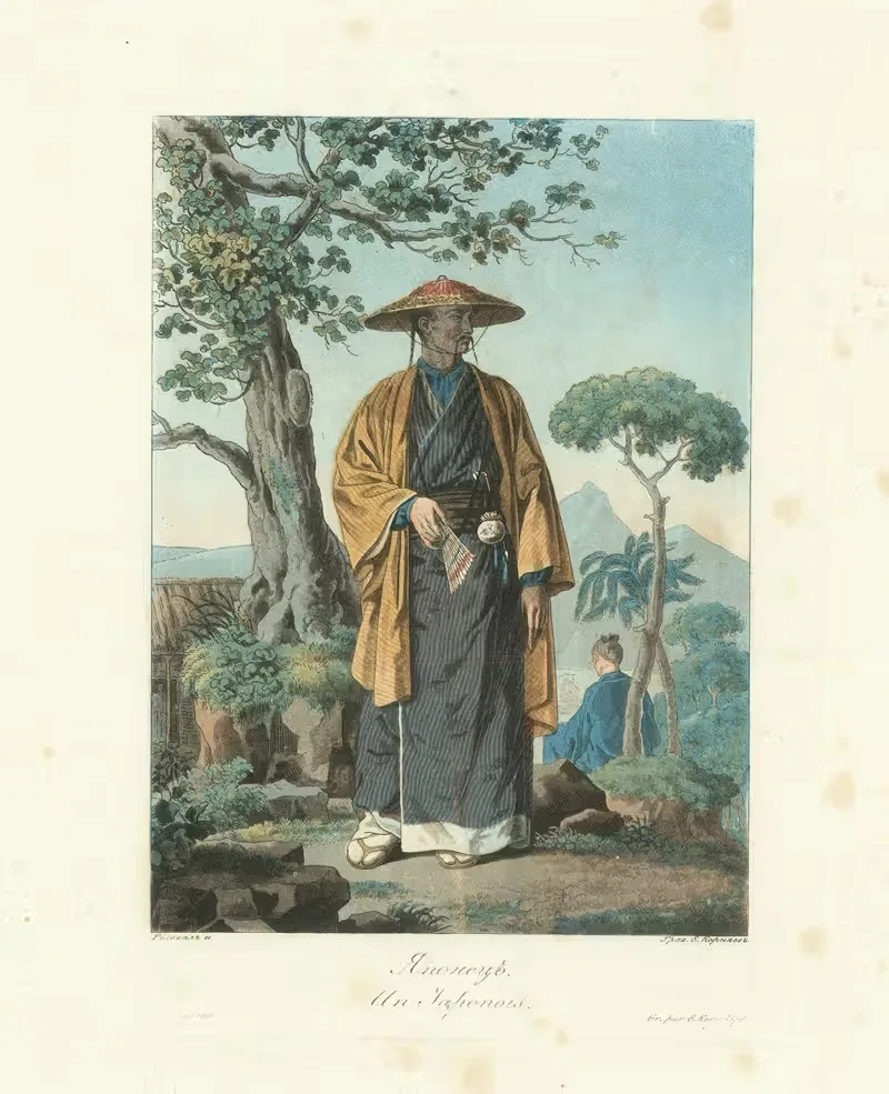 Японец by Емельян Михайлович Корнеев, 1813 — digital art print download