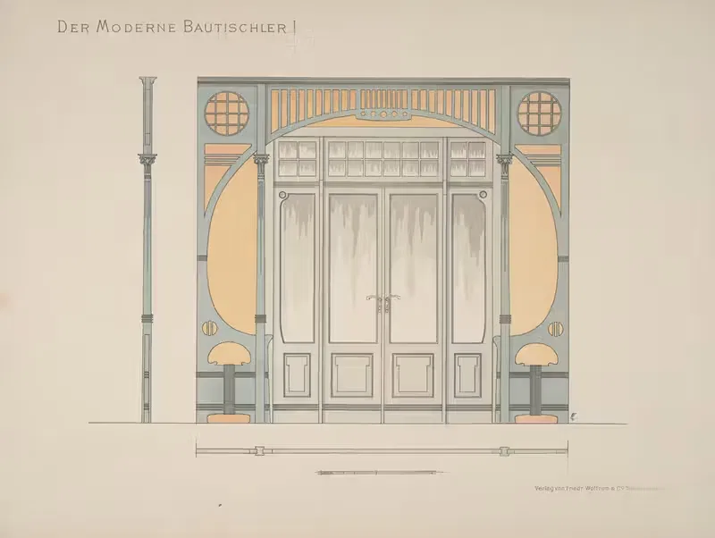 Современный столяр Пл.03 by Эммерих Феллингер, 1904 — digital art print download