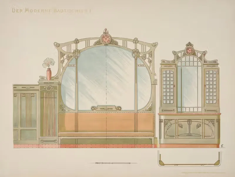 Современный строитель Пл.10 by Эммерих Феллингер, 1904 — digital art print download