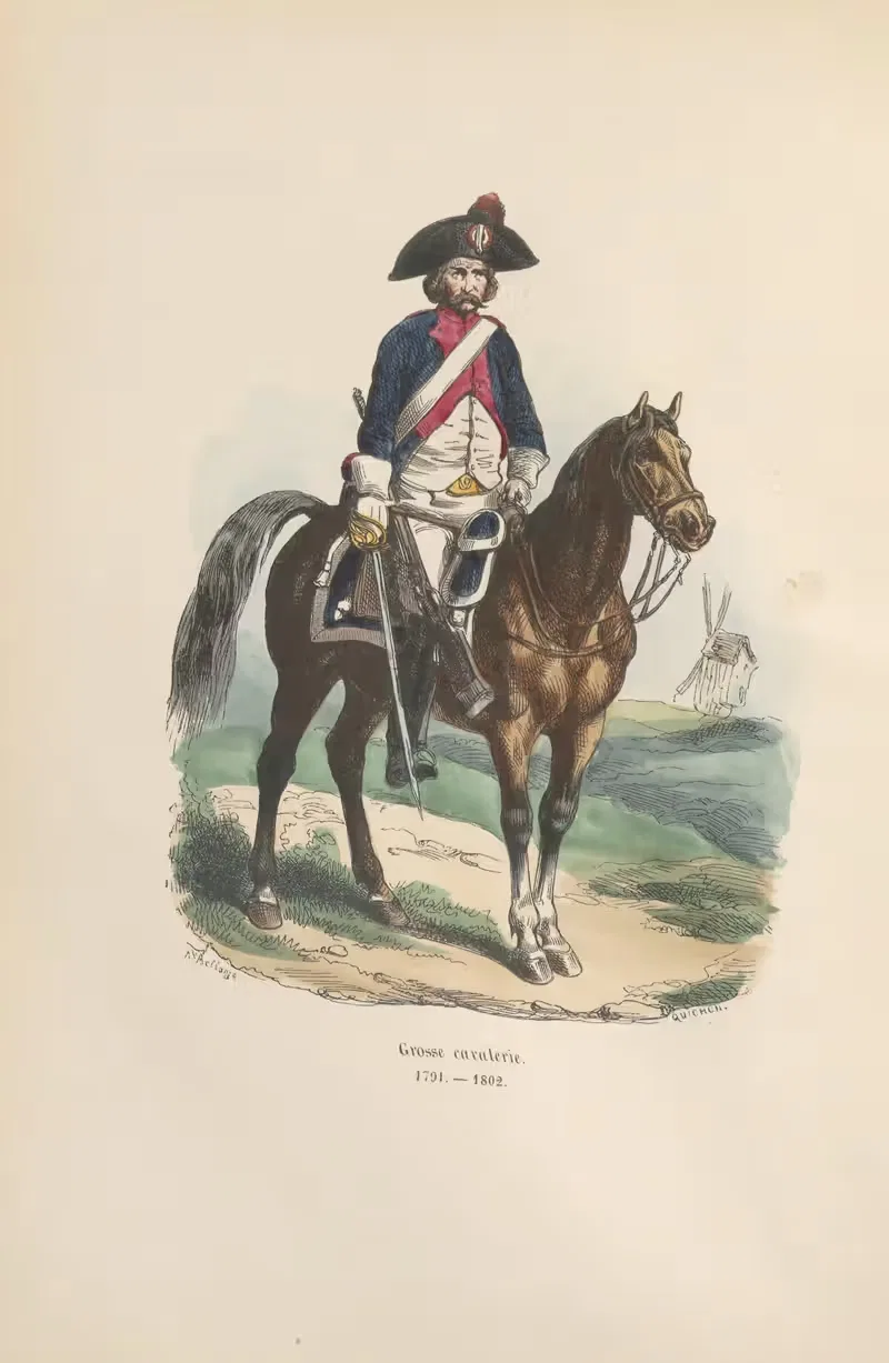 Большая кавалерия, 1791-1802 by Ипполит Белланж, 1844 — digital art print download