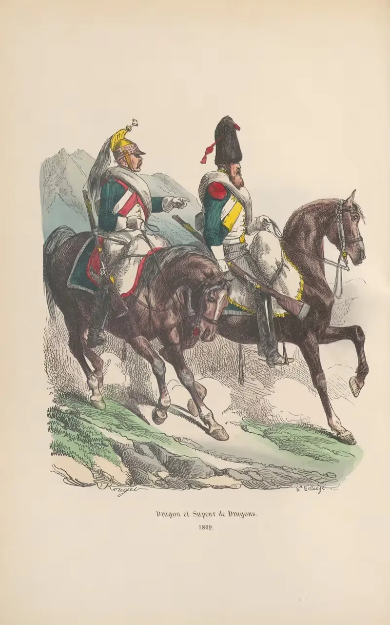 Дракон и супервизор драконов by Ипполит Белланж, 1844 — digital art print download