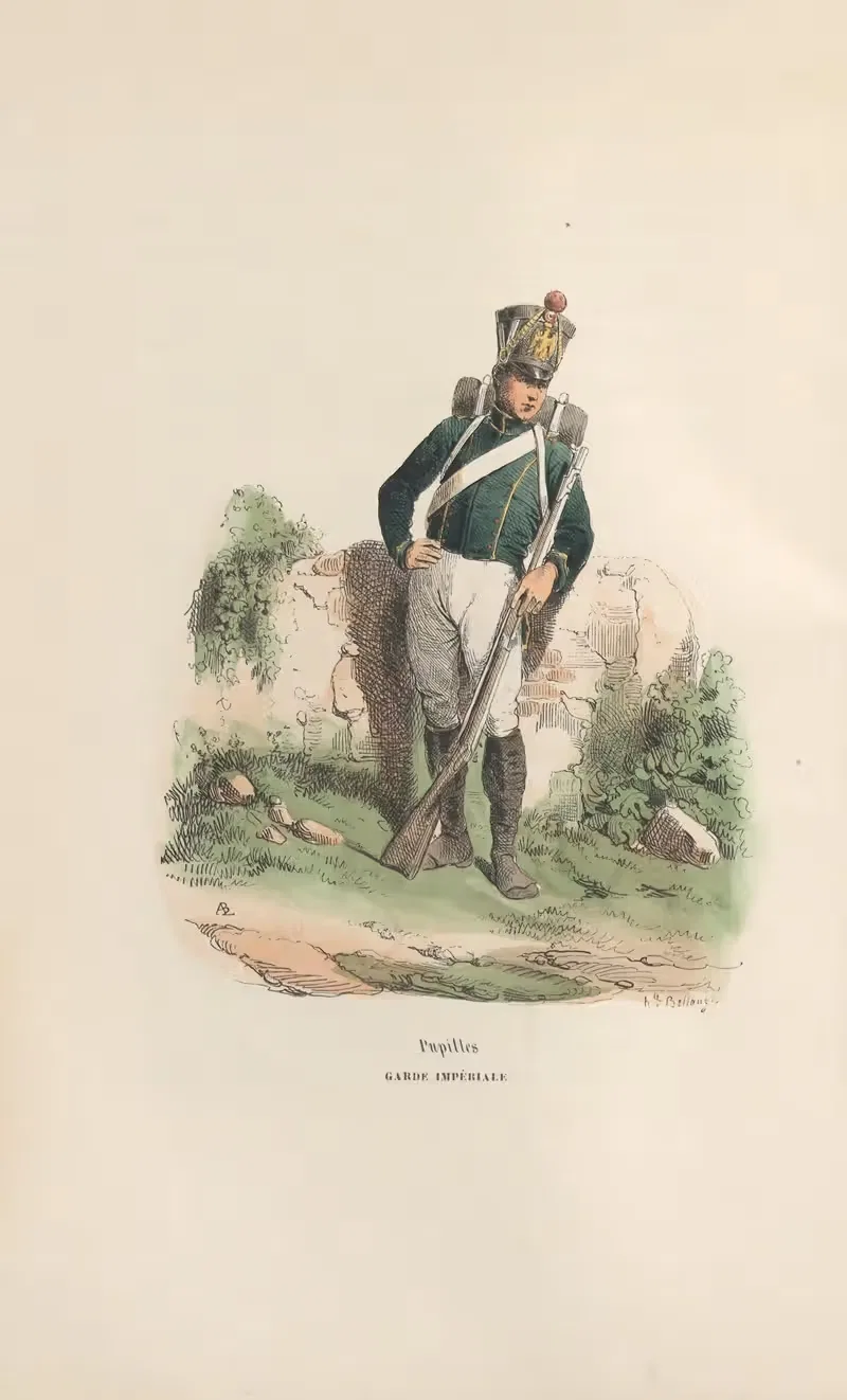 Пупиллы. Императорская гвардия by Ипполит Белланж, 1844 — digital art print download