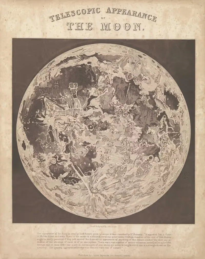 Telescopic Appearance of the Moon — John Emslie