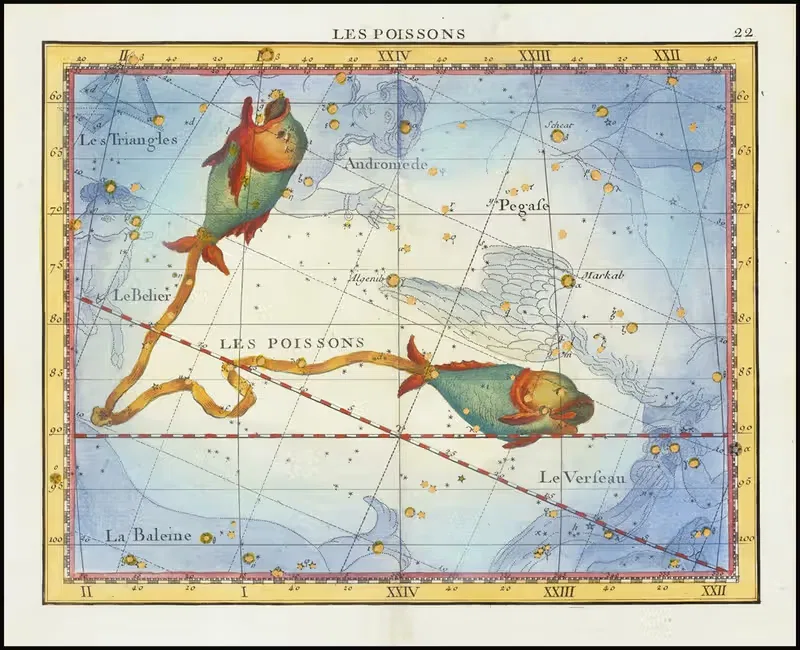 Рыбы (Pisces) by Джон Фламстид, 1776 — digital art print download