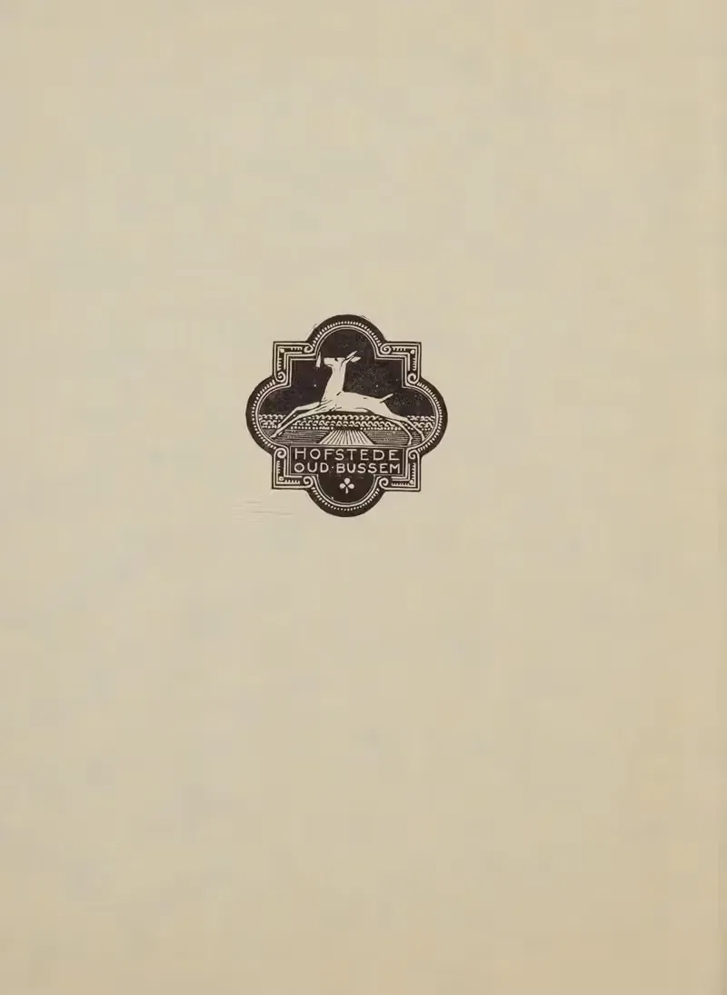 Штамп – Хофстеде Оуд-Буссем by Карел де Базель, 1925 — digital art print download