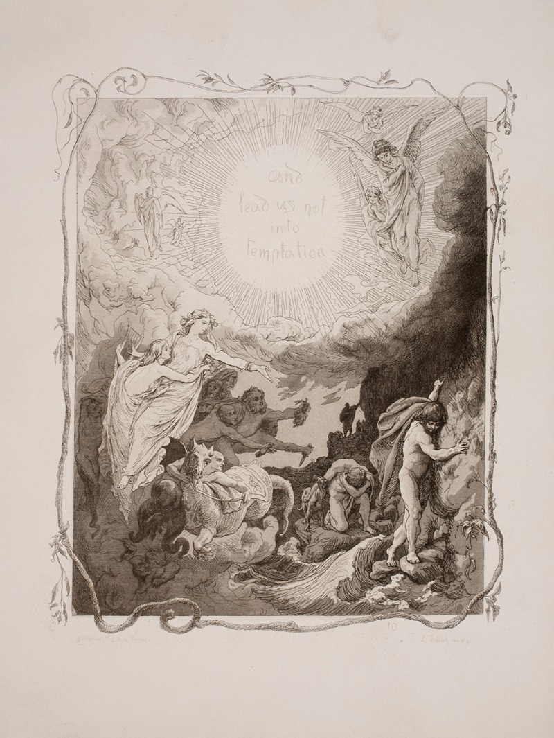 The Lord's Prayer Pl.02 by Лоренц Фрёлих, 1863 — digital art print download