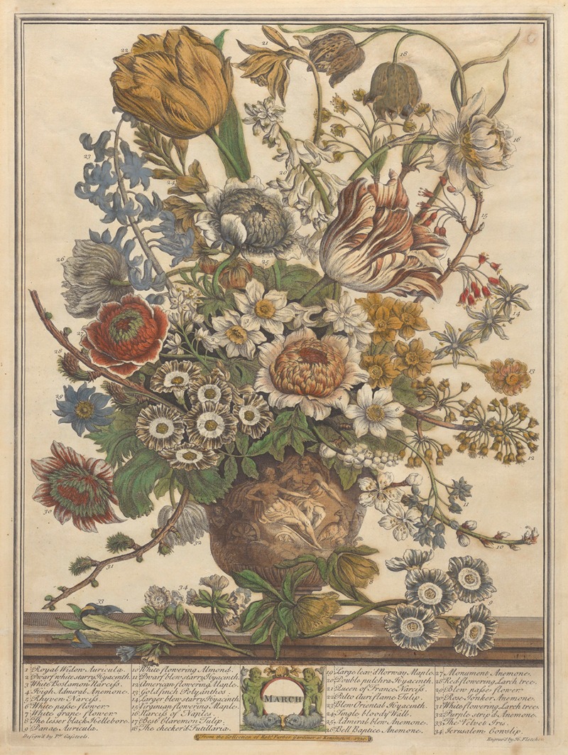 March by Pieter Casteels III, 1730 — digital art print download
