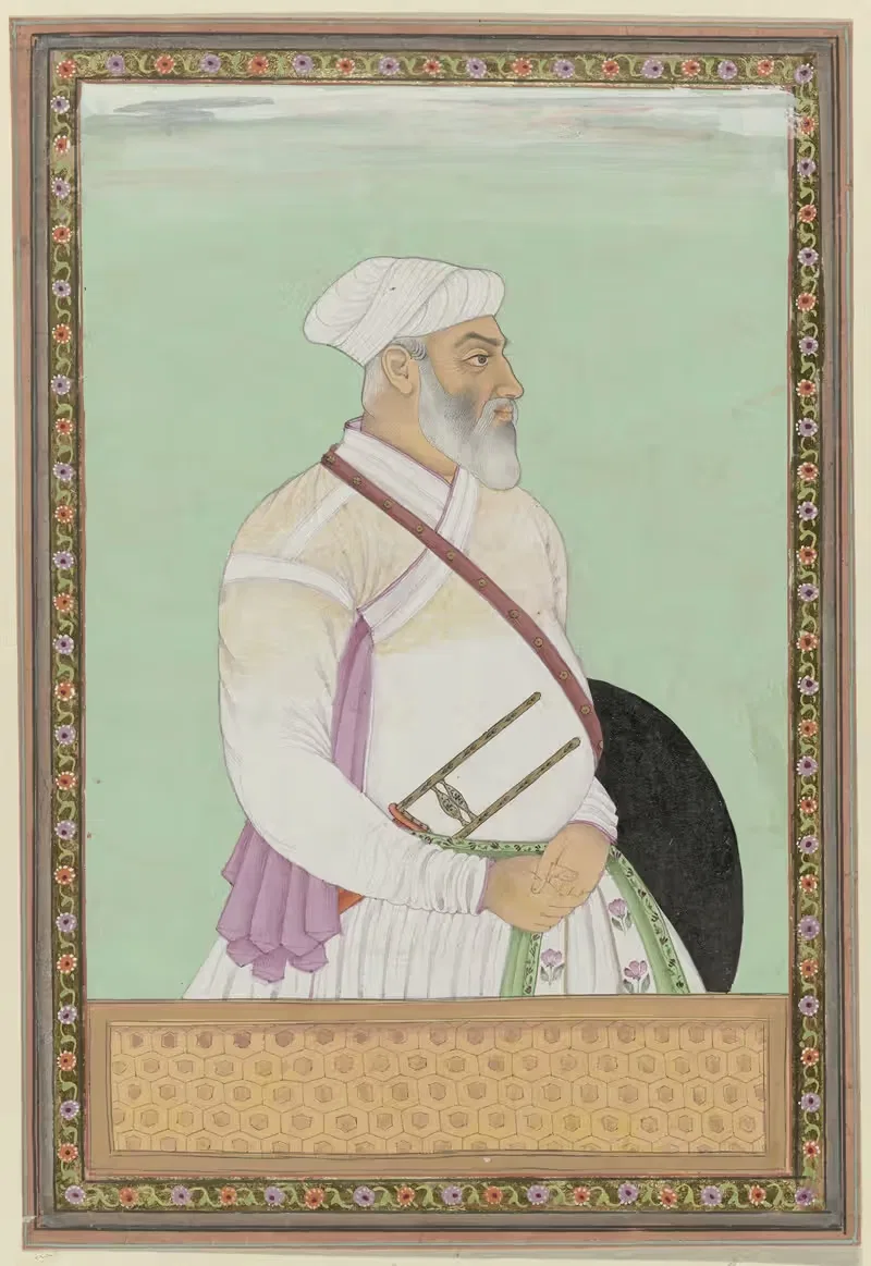 Portret van Dalil-khan, groot-vizier van Aurangzeb — Anonymous