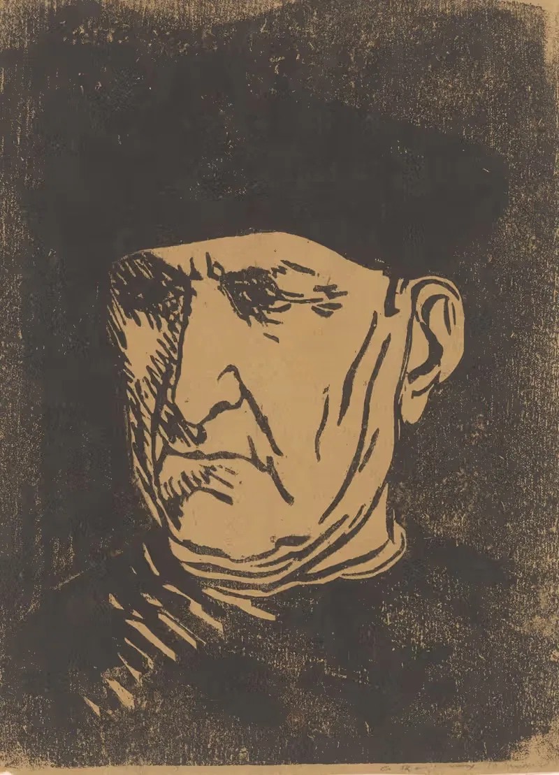 Head of a clergyman — Henri-Charles Guérard